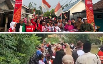 Semarak Kemerdekaan, Pemuda Kampung Kalibaru Jayasakti Gelar Atraksi Teatrikal Perjuangan
