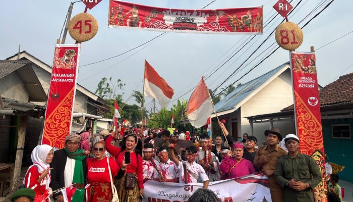 Semarak Kemerdekaan, Pemuda Kampung Kalibaru Jayasakti Gelar Atraksi Teatrikal Perjuangan