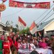 Semarak Kemerdekaan, Pemuda Kampung Kalibaru Jayasakti Gelar Atraksi Teatrikal Perjuangan