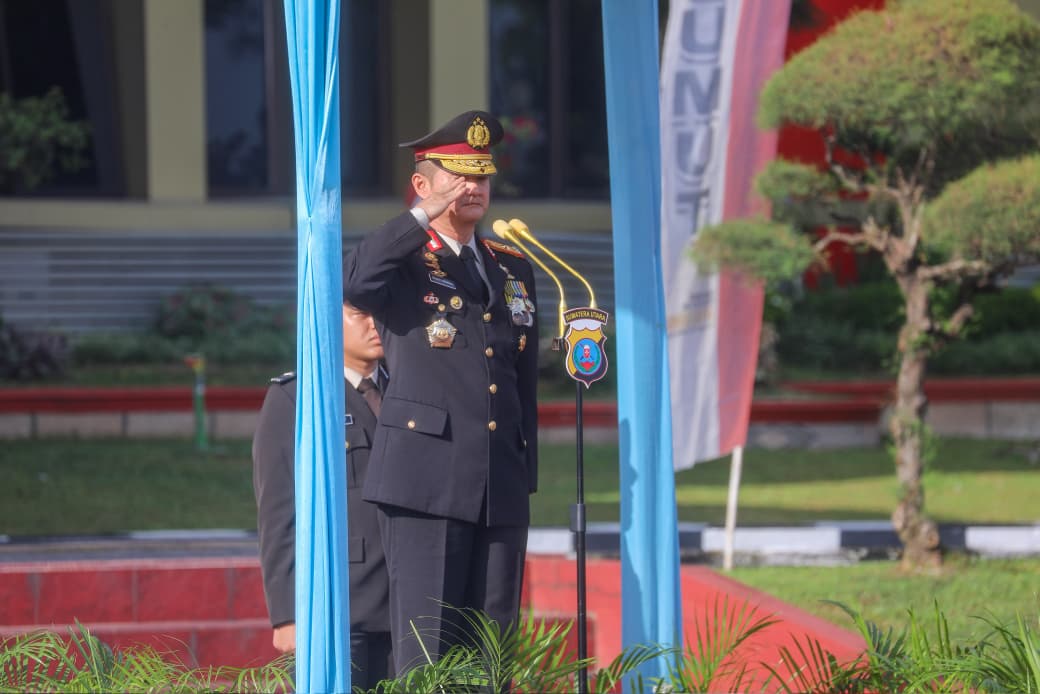 Polda Sumut Gelar Upacara HUT ke-81 Kemerdekaan RI, Berlangsung Khidmat