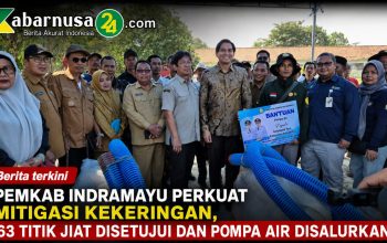Pemkab Indramayu Perkuat Mitigasi Kekeringan, 63 Titik JIAT Disetujui dan Pompa Air Disalurkan