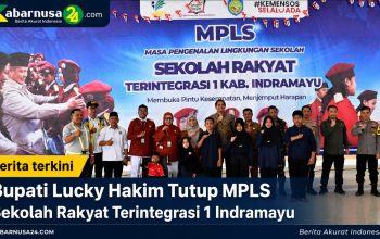 Bupati Lucky Hakim Tutup MPLS Sekolah Rakyat Terintegrasi 1 Indramayu