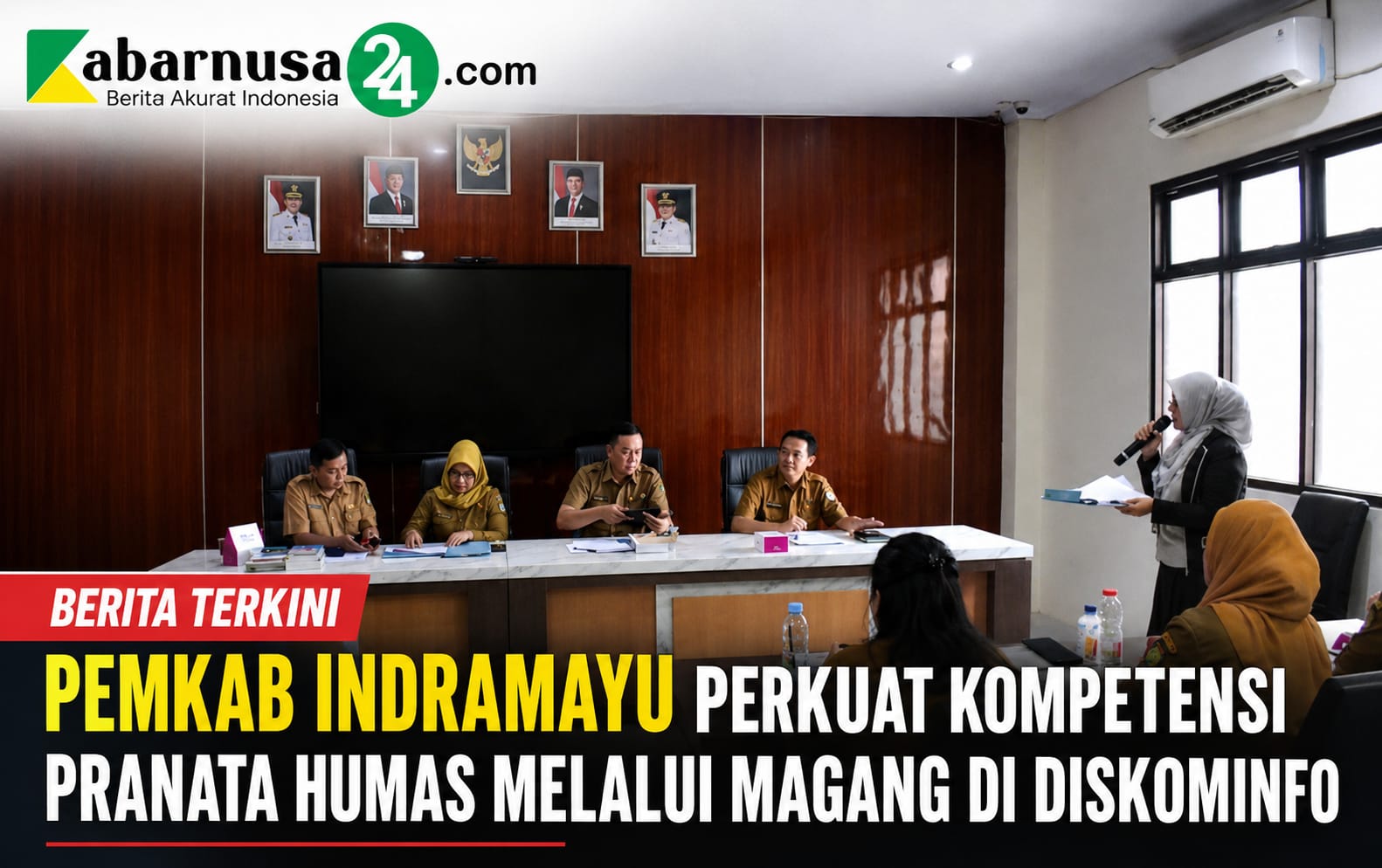 Pemkab Indramayu Perkuat Kompetensi Pranata Humas melalui Magang di Diskominfo