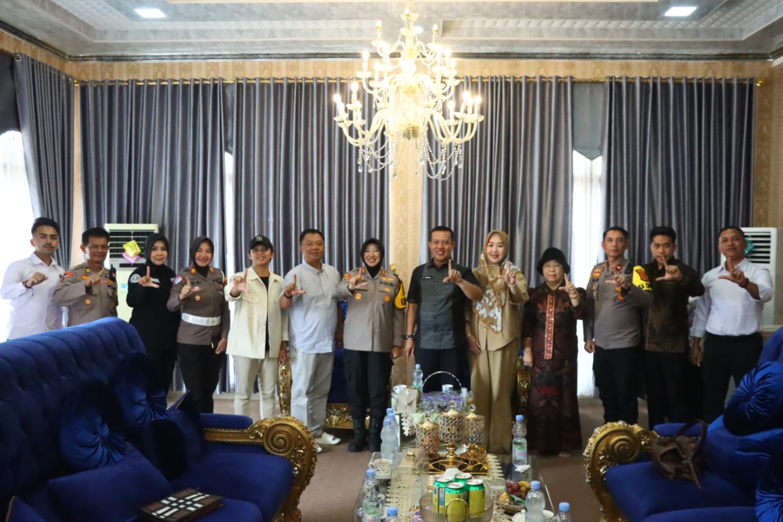 Kapolres Lampung Utara Perkuat Sinergitas dengan DPRD, Jaga Kamtibmas Tetap kondusif
