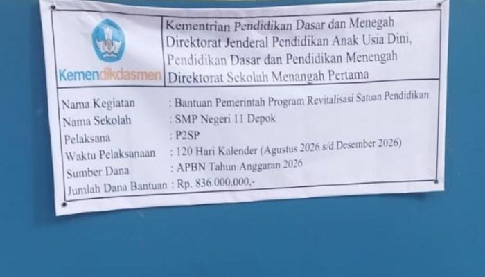 Abaikan Undang-undang KIP, Sekolah SMPN 11 Depok Tutup Akses Wartawan Cek Proyek Rp 836 Juta dari APBN