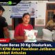 Bantuan Beras 30 Kg Disalurkan, 1.001 KPM desa Pawidean Jatibarang Disambut Antusias