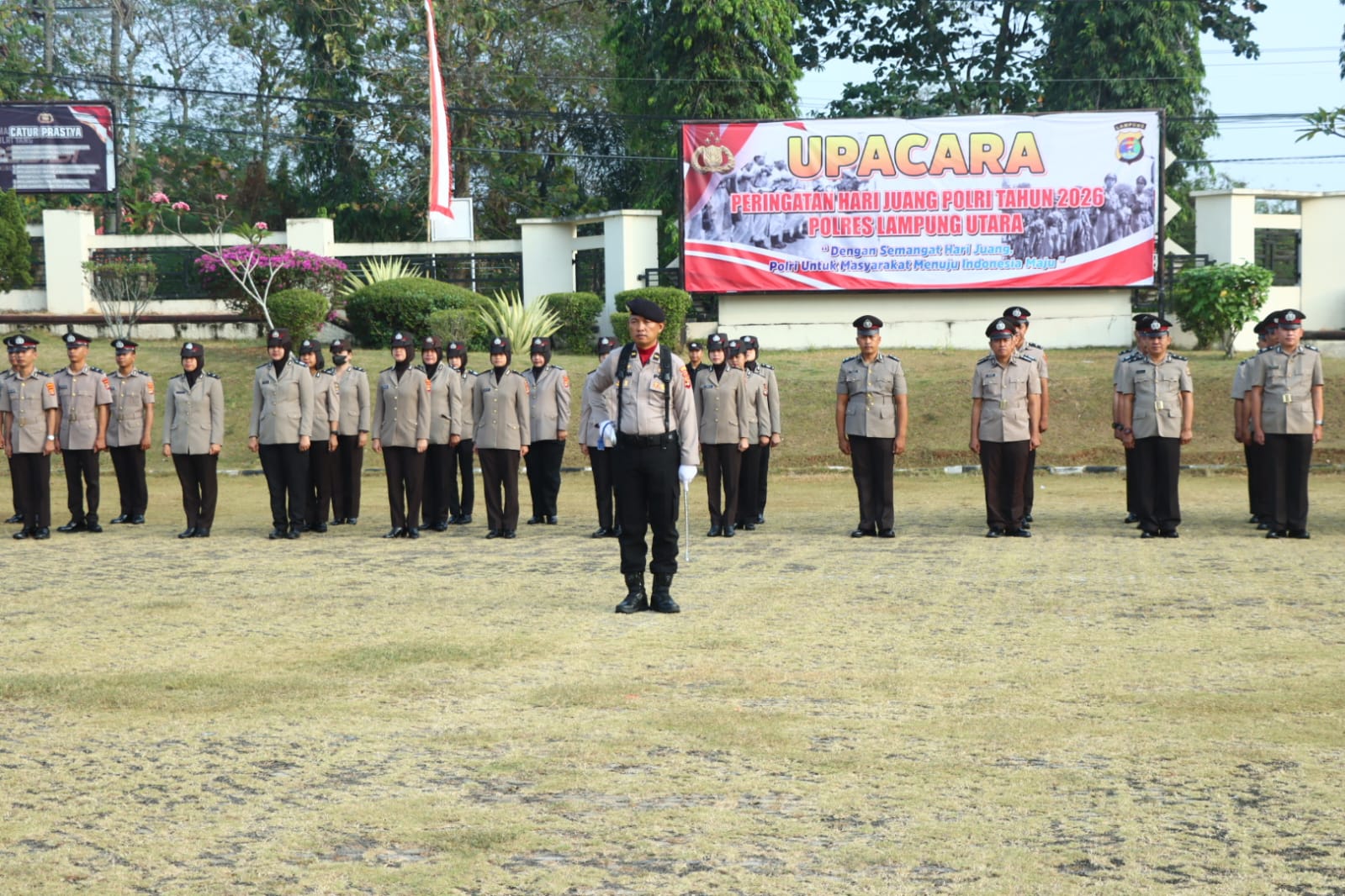 Polres Lampung Utara Gelar Upacara Hari Juang Polri 2026, Teguhkan Semangat Pengabdian kepada Masyarakat