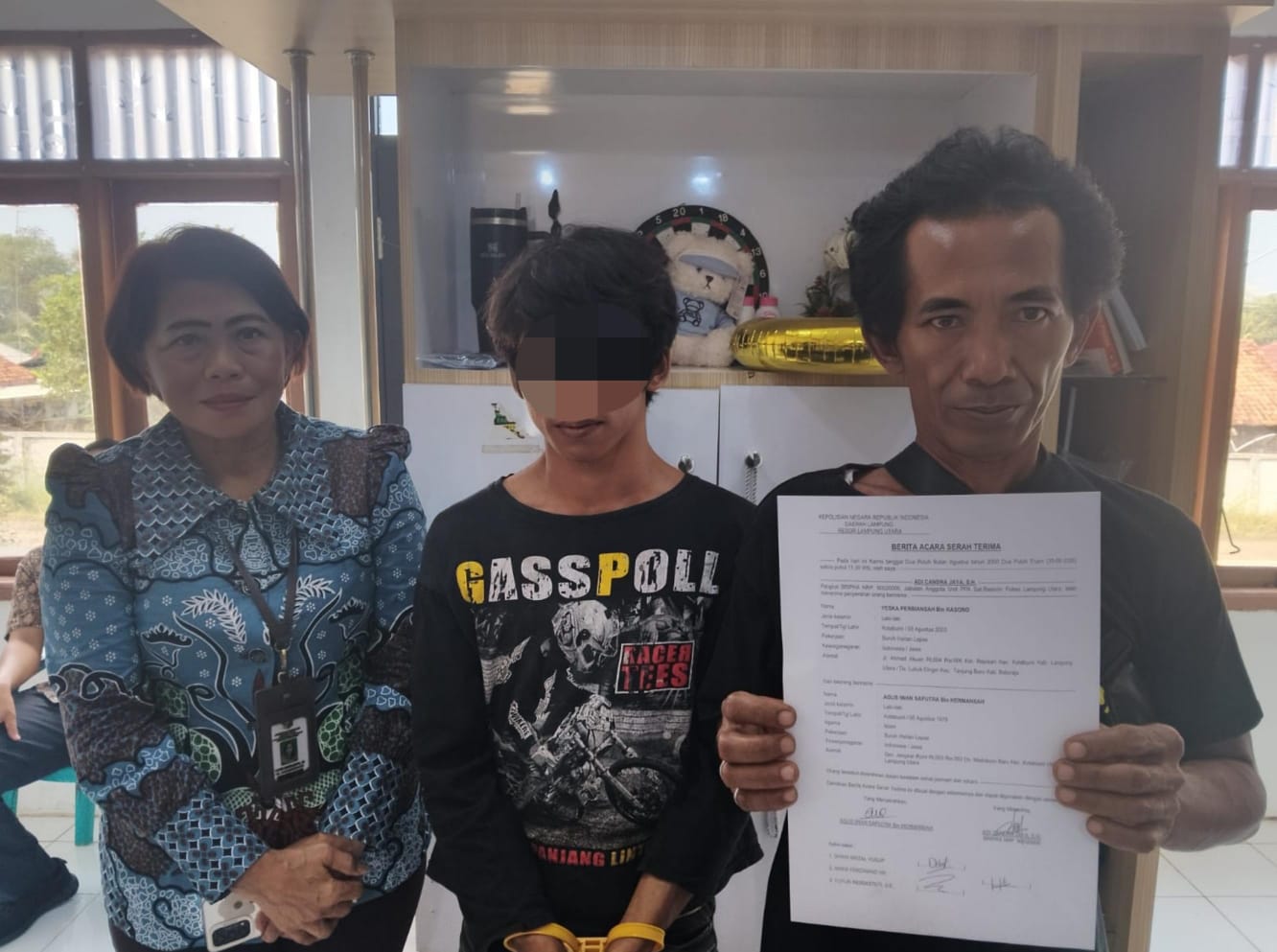 Bayi 3 Bulan Diduga?Korban Kekerasan Ayah Kandung, Polres Lampung Utara Amankan Pelaku
