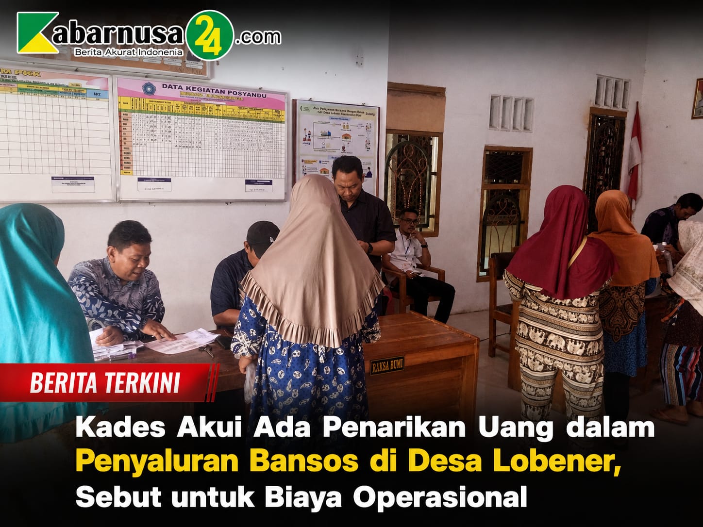 Kades Akui Ada Penarikan Uang dalam Penyaluran Bansos di Desa Lobener, Sebut untuk Biaya Operasional