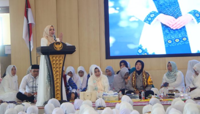 Kapolres Lampung Utara Hadiri Pengajian Akbar BKMT  dalam Rangka  HUT RI Ke-81