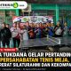 KUA Tukdana Gelar Pertandingan Persahabatan Tenis Meja, Pererat Silaturahmi dan Kekompakan
