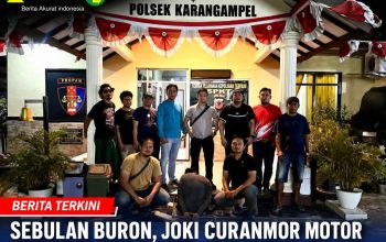Sebulan Buron, Joki Curanmor Motor Milik Kuwu Mundakjaya Diciduk di Persawahan