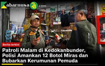 Patroli Malam di Kedokanbunder, Polisi Amankan 12 Botol Miras dan Bubarkan Kerumunan Pemuda Patroli Malam di Kedokanbunder, Polisi Amankan 12 Botol Miras dan Bubarkan Kerumunan Pemuda
