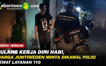 Pulang Kerja Dini Hari, Warga Juntiweden Minta Dikawal Polisi Lewat Layanan 110