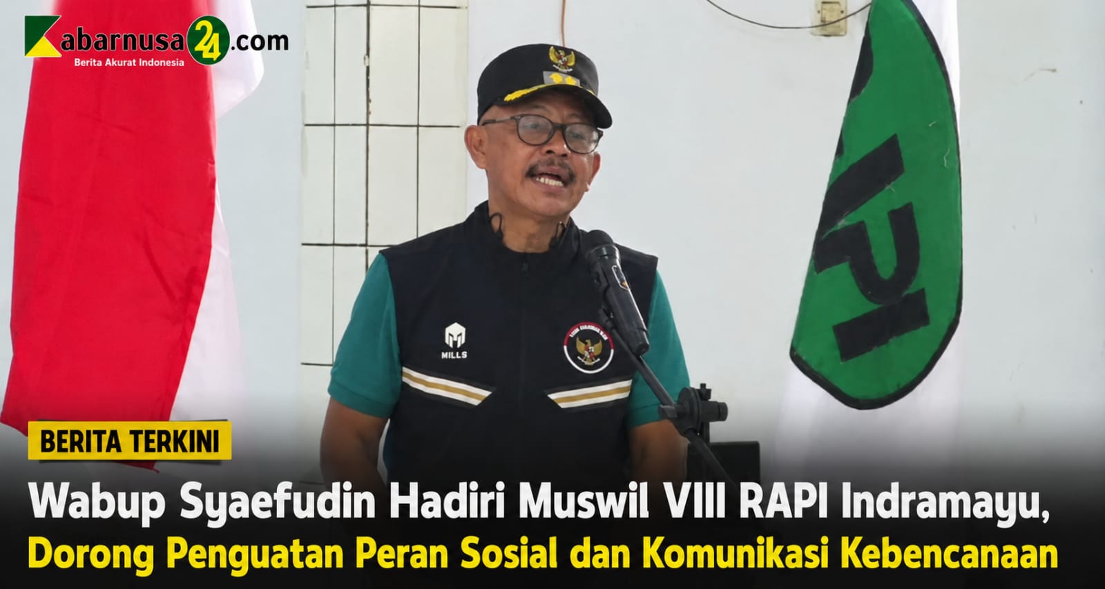 Wabup Syaefudin Hadiri Muswil VIII RAPI Indramayu, Dorong Penguatan Peran Sosial dan Komunikasi Kebencanaan
