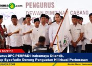 Pengurus DPC PERPADI Indramayu Dilantik, Wabup Syaefudin Dorong Penguatan Hilirisasi Perberasan
