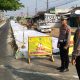 Satlantas Polres Lampung Utara Pantau Rekayasa Lalu-lintas di Jalan Sukarno Hatta