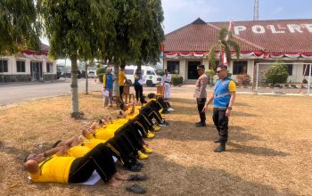 Polres Lampung Utara Gelar Kesamaptaan Jasmani dan Beladiri Berkala Semester II 2026 Bagi Personel Polsek