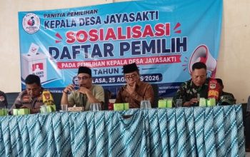 Sosialisasi Daftar Pemilih Pilkades Jayasakti 2026, Panitia Soroti Kesiapan Sistem Digital