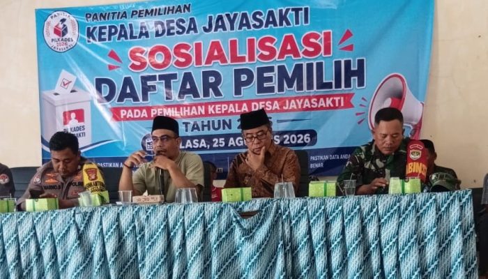 Sosialisasi Daftar Pemilih Pilkades Jayasakti 2026, Panitia Soroti Kesiapan Sistem Digital