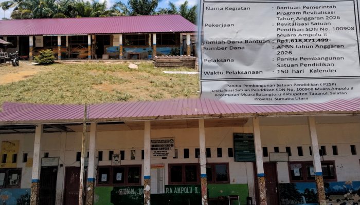 Rp1,6 Miliar Proyek Revitalisasi SDN 100908 Muara Ampolu II Disorot: P2SP Mengaku Hanya Pajangan, Dinas Pendidikan Jangan Bungkam Rp1,6 Miliar Proyek Revitalisasi SDN 100908 Muara Ampolu II Disorot: P2SP Mengaku Hanya Pajangan, Dinas Pendidikan Jangan Bungkam