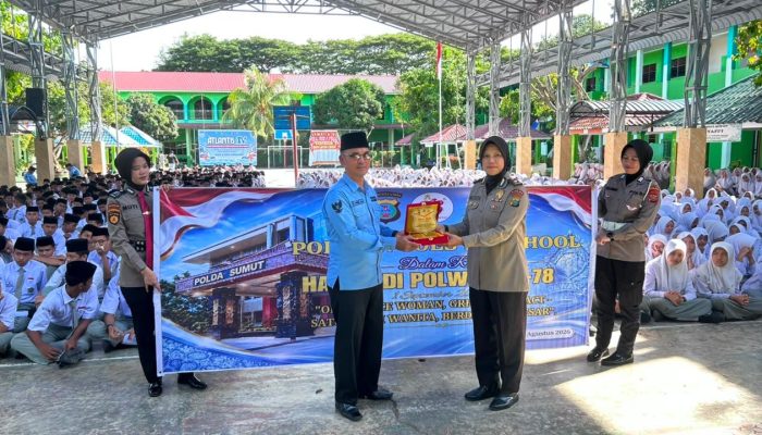Polwan Goes to School, Polda Sumut Edukasi Pelajar Lindungi Diri di Ruang Digital