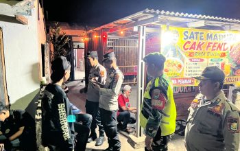 * Polres Lampung utara Bersama TNI dan Satpol PP Gelar Patroli Skala Besar Cegah Gangguan Kamtibmas *