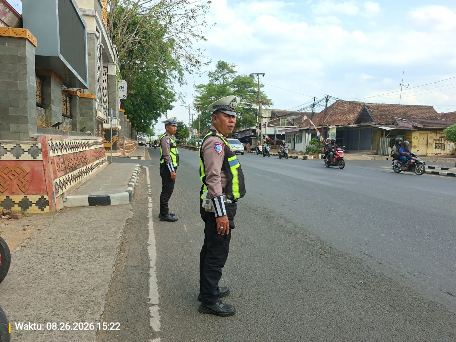 Polres Lampung Utara Intensifkan PAM Rawan Sore Ciptakan Rasa Aman Bagi Masyarakat