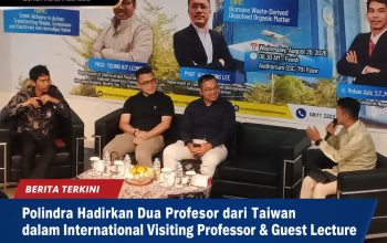 Polindra Hadirkan Dua Profesor dari Taiwan dalam International Visiting Professor & Guest Lecture Polindra Hadirkan Dua Profesor dari Taiwan dalam International Visiting Professor & Guest Lecture