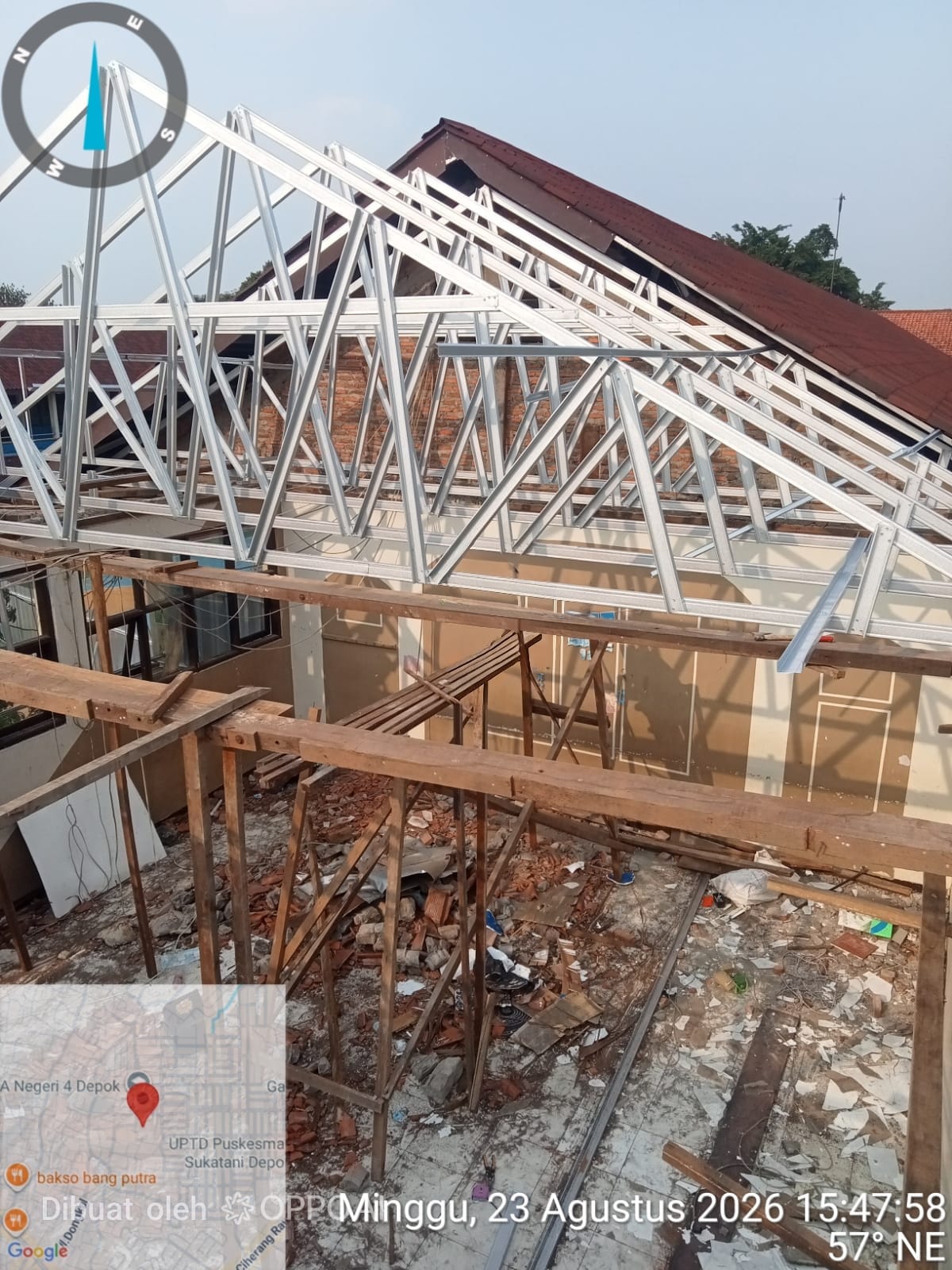 Progress Revitalisasi SMPN 11 Depok Capai 18%, Kepala Sekolah : Target Selesai Sesuai Program Presiden Prabowo
