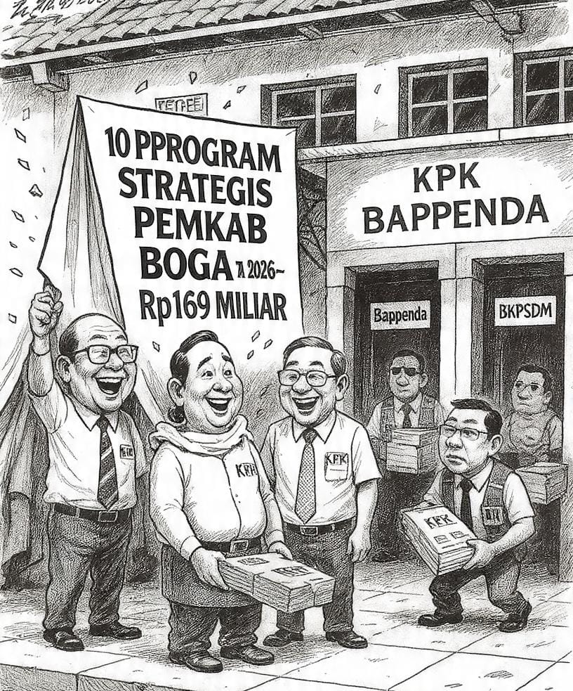 Proyek Strategis Dipamerkan, Korupsi Terbongkar KPK, Pengamat : Pemkab Bogor Hanya Pencitraan Bukan Tata Kelola Bersih