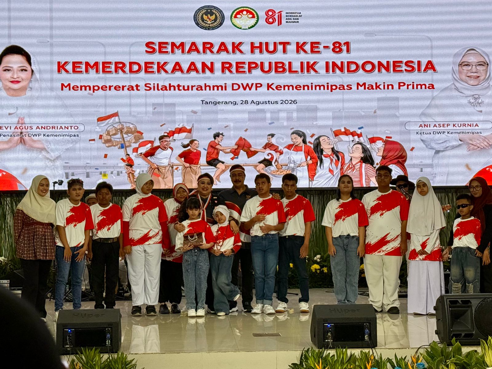 Solidaritas Kemerdekaan RI ke 81, Kemenimipas Salurkan Bantuan Rp1,8 Miliar ke NTT
