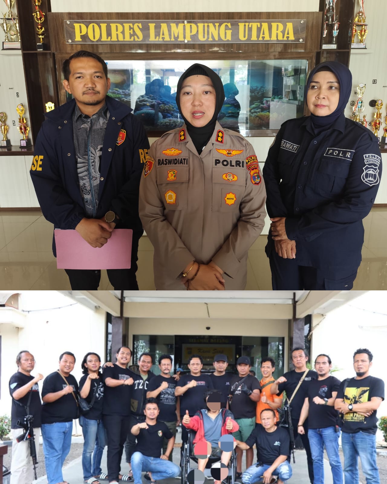 Polres Lampung Utara Ringkus Pelaku Curas Terhadap Pelajar,Senpi Rakitan dan 3 Peluru Disita