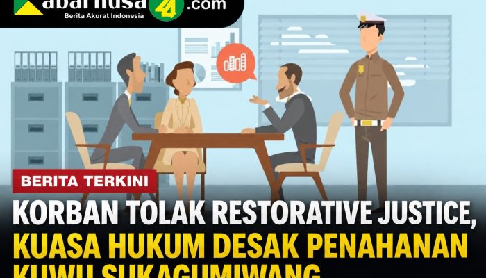 Korban Tolak Restorative Justice, Kuasa Hukum Desak Penahanan Kuwu Sukagumiwang