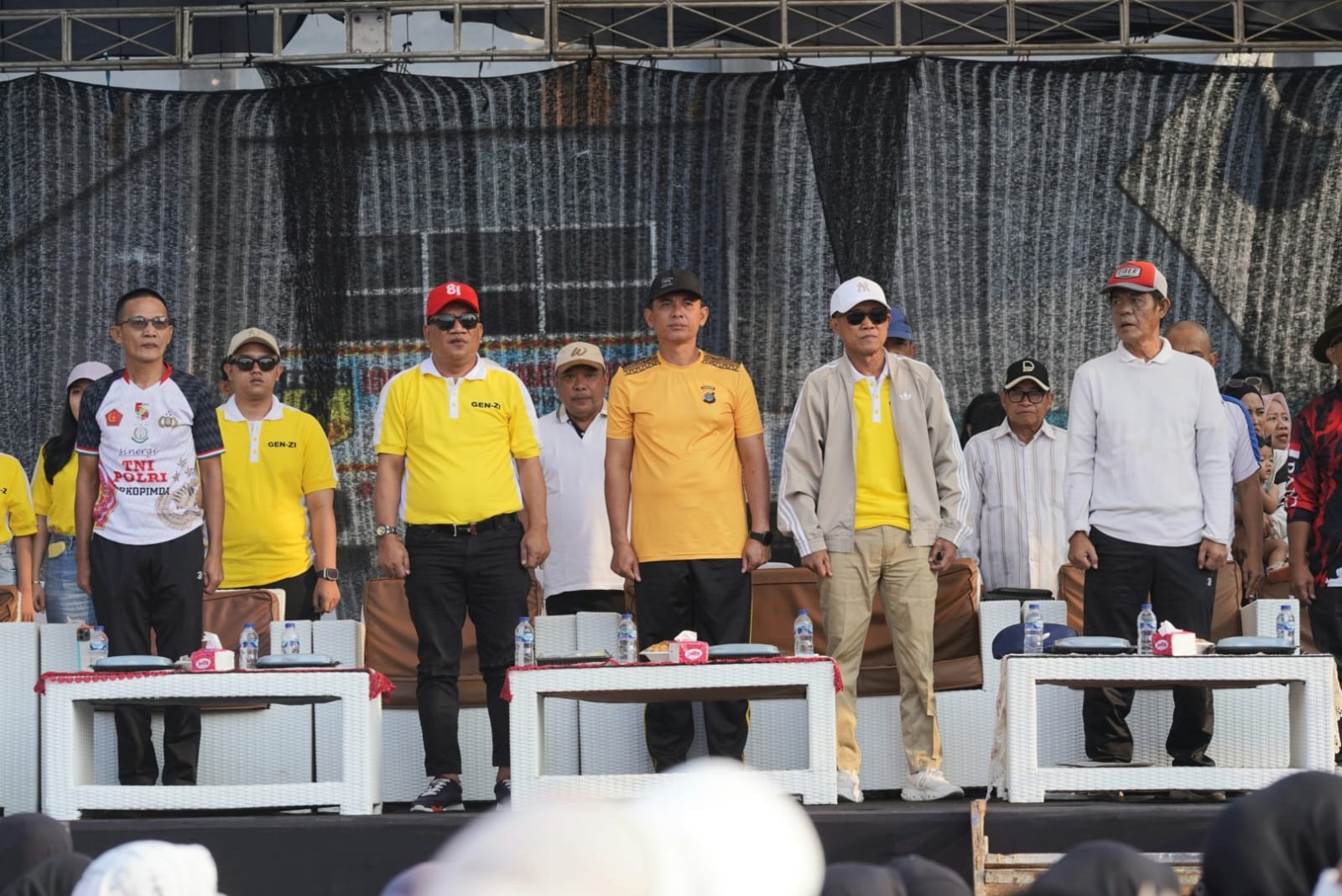Meriahkan HUT RI Ke-81, Wakapolres Lampung Utara Hadiri Colour fun Genzi Aprozi Alam