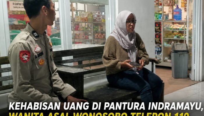 Kehabisan Uang di Pantura Indramayu, Wanita Asal Wonosobo Telepon 110, Polisi Antar hingga Naik Kereta