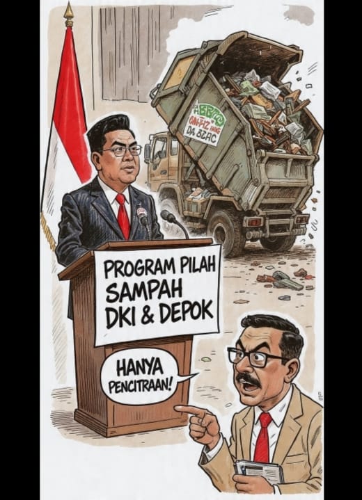 Program Pilah Sampah DKI dan Depok Regulasi Ketat di Atas Kertas Realisasi Lapangan Nol Besar, Pengamat : Hanya Sekadar Pencitraan
