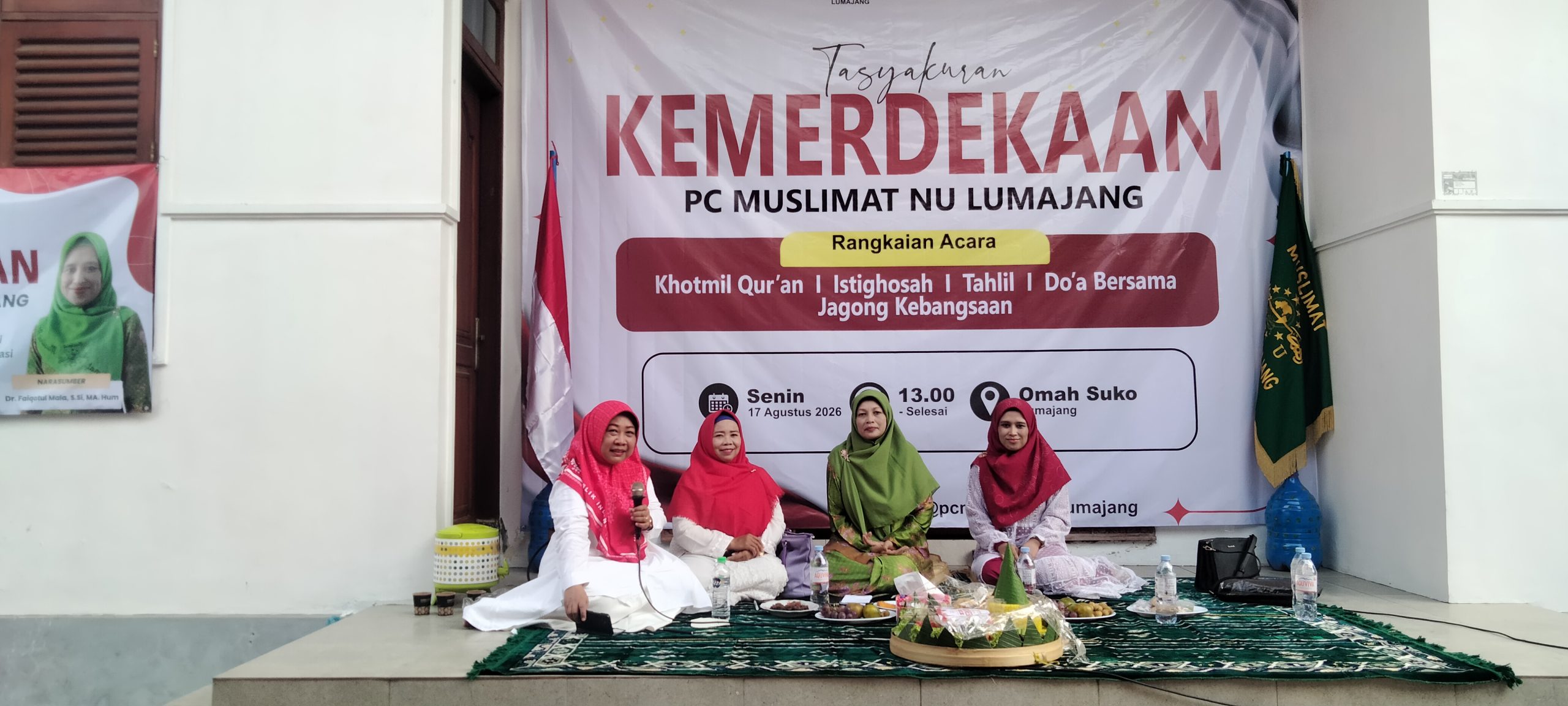 Maulid Nabi dan Kemerdekaan Jadi Momentum Memperkuat Persatuan, Muslimat NU Lumajang Teguhkan Komitmen Kebangsaan
