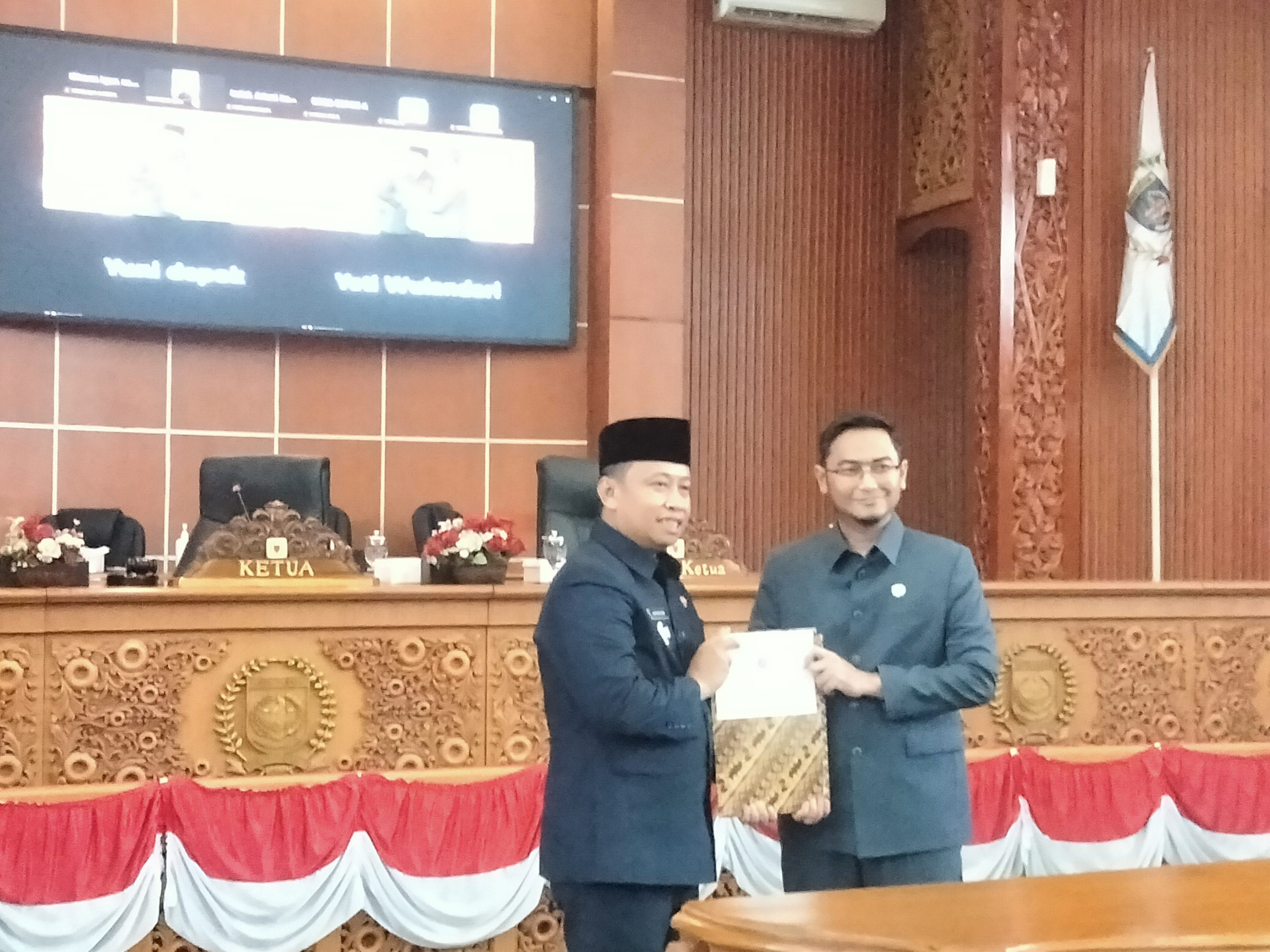 Ketua DPRD Depok Ketuk Palu sepakati Penandatanganan KUA-PPAS 2027 bersama Pemerintah Kota Depok