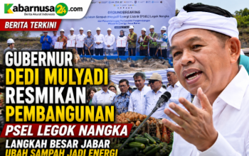 Gubernur dedi mulyadi resmikan pembangunan PSEL legok nangka, langkah besar jabar ubah sampah jadi energi