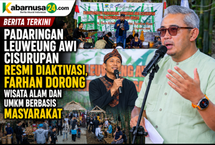 Padaringan Leuweung Awi Cisurupan Resmi Diaktivasi, Farhan Dorong Wisata Alam dan UMKM Berbasis Masyarakat