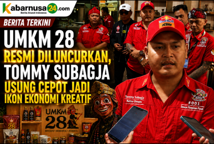 UMKM 28 Resmi Diluncurkan, Tommy Subagja Usung Cepot Jadi Ikon Ekonomi Kreatif