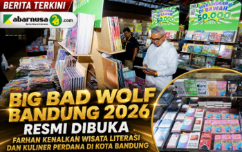 Big Bad Wolf Bandung 2026 Resmi Dibuka, Farhan Kenalkan Wisata Literasi dan Kuliner Perdana di Kota Bandung Big Bad Wolf Bandung 2026 Resmi Dibuka, Farhan Kenalkan Wisata Literasi dan Kuliner Perdana di Kota Bandung