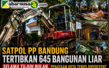 Satpol PP Bandung Tertibkan 645 Bangunan Liar Selama Tujuh Bulan, Penataan Kota Terus Dipercepat Satpol PP Bandung Tertibkan 645 Bangunan Liar Selama Tujuh Bulan, Penataan Kota Terus Dipercepat