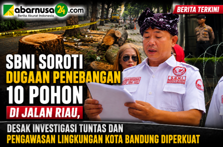 SBNI Soroti Dugaan Penebangan 10 Pohon di Jalan Riau, Desak Investigasi Tuntas dan Pengawasan Lingkungan Kota Bandung Diperkuat