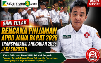 SBNI Tolak Rencana Pinjaman APBD Jawa Barat 2026, Desak Pemprov Utamakan Transparansi Anggaran SBNI Tolak Rencana Pinjaman APBD Jawa Barat 2026, Desak Pemprov Utamakan Transparansi Anggaran