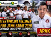 APAK Tolak Rencana Pinjaman APBD Jawa Barat 2026, Desak Pemprov Utamakan Transparansi Anggaran