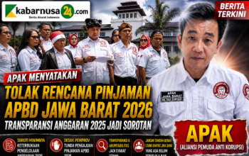 APAK Tolak Rencana Pinjaman APBD Jawa Barat 2026, Desak Pemprov Utamakan Transparansi Anggaran