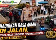 Hadirkan Rasa Aman di Jalan, Polda Jabar Terjunkan Personel Serentak di Titik Titik Rawan