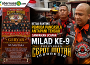 Ketua Ranting Pemuda Pancasila Antapani Tengah Sampaikan Ucapan Milad ke-9 Paguyuban Cepot Motah Indonesia